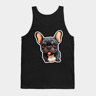 Cute French Bulldog Frenchie Dog Lover Funny Tank Top